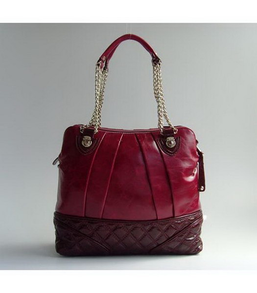 Marc Jacobs Quilted Leather Bag_Fuchsia